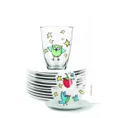 Marabu Porcelain & Glas filctoll szett - "Summer", 5 x 1-2 mm
