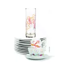 Marabu Porcelain & Glas filctoll szett - "Summer", 5 x 1-2 mm