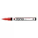 Marabu YONO Marker akrilfilc - cseresznyepiros 125, 0,5-1,5 mm