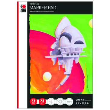 Marabu Graphix Marker tömb - A4 (210 x 279 mm), 75 lap