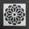 Festősablon (stencil) - Gréta, virág mandala minta