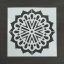 Festősablon (stencil) - Regina, virág mandala minta