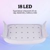 UV-lámpa USB-csatlakozóval - 18 LED, 18W