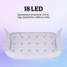 UV-lámpa USB-csatlakozóval - 18 LED, 18W