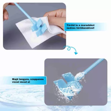   Elektromos kézi mixer - cserélhető keverőlapátokkal, USB-n tölthető