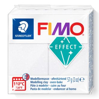FIMO Effect süthető gyurma - galaxis fehér, 57 g