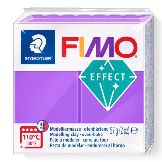 FIMO Effect süthető gyurma - áttetsző bíborlila, 57 g