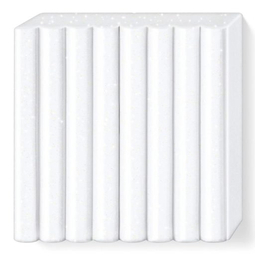 FIMO Effect süthető gyurma - csillámos fehér, 57 g
