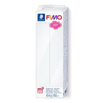 FIMO Soft süthető gyurma - fehér, 454 g
