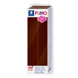 FIMO Soft süthető gyurma - csokoládé, 454 g