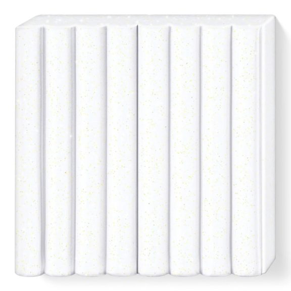 FIMO Kids süthető gyurma - csillámos fehér, 42 g