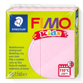   FIMO Kids süthető gyurma - gyöngyház világosrózsaszín, 42 g