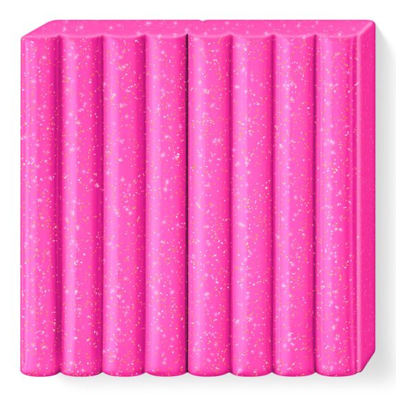 FIMO Kids süthető gyurma - csillámos pink, 42 g