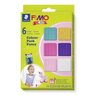   FIMO Kids süthető gyurma készlet - 6 x 42 g, lányos színek