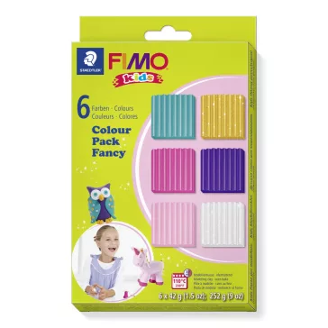   FIMO Kids süthető gyurma készlet - 6 x 42 g, lányos színek