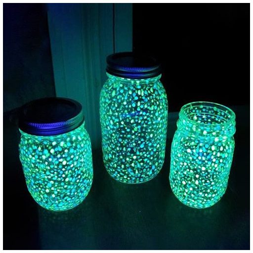 Innodekor foszforeszkáló akril festék szett - 8 db