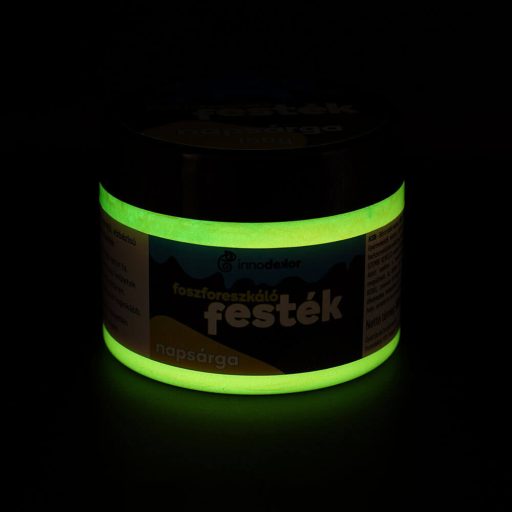 Foszforeszkáló festék - napsárga, 150g