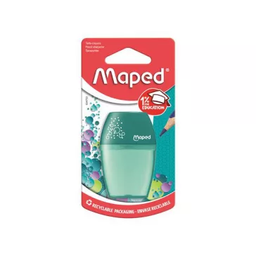 MAPED tartályos hegyező, műanyag, egylyukú - menta