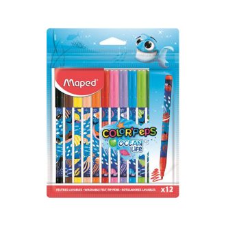 MAPED Color Peps Ocean Life filctoll készlet, 2 mm - 12 db
