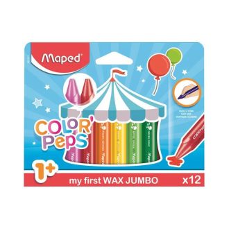 MAPED Color Peps Maxi Wax zsírkréta, vastag, 12 db-os