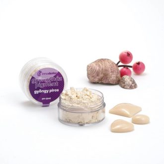Gyöngyház hatású mica pigment por - gyöngy piros, 3g