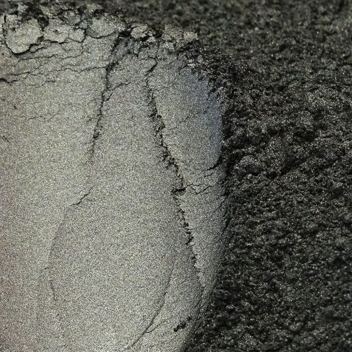 Gyöngyház hatású mica pigment por - grafit, 3g