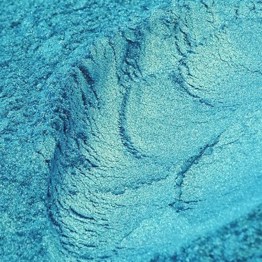 Gyöngyház hatású mica pigment por - aranyhajnal kék, 3g