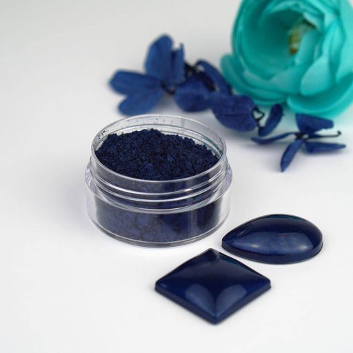 Gyöngyház hatású mica pigment por - éjkék, 3g