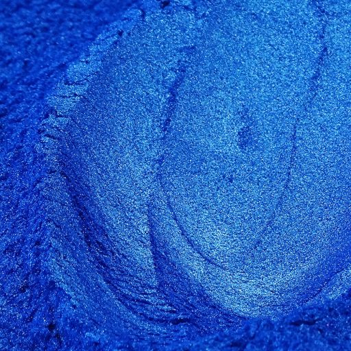 Gyöngyház hatású mica pigment por - királykék, 1kg