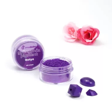 Gyöngyház hatású mica pigment por - ibolya, 3g