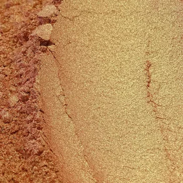 Gyöngyház hatású mica pigment por - rózsaarany, 3g