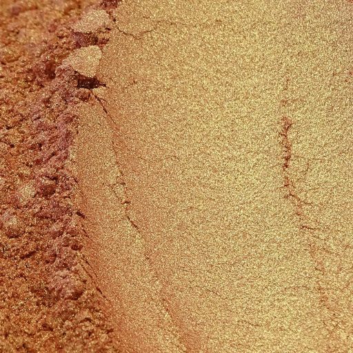 Gyöngyház hatású mica pigment por - rózsaarany, 3g