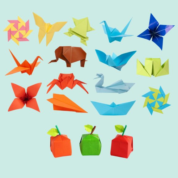 Origami papír, 20 x 20 cm - 100 lap