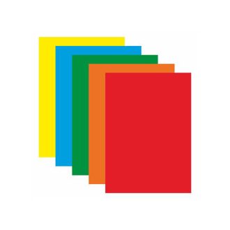 Színes papír, A4, 5x2 lap - 160 g/m2