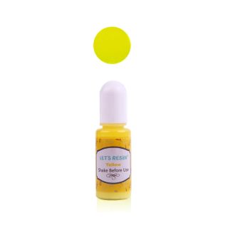 Let's Resin opálos gyantafesték - sárga, 10 ml