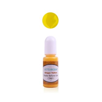   Let's Resin opálos gyantafesték - gyömbérsárga, 10 ml