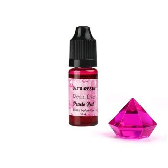Let's Resin áttetsző gyantafesték - barack, 10 ml