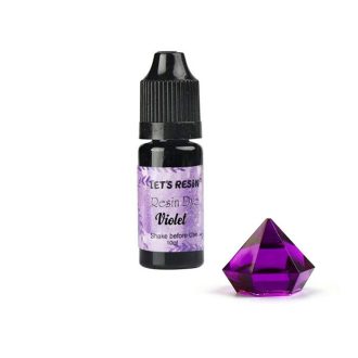 Let's Resin áttetsző gyantafesték - lila, 10 ml