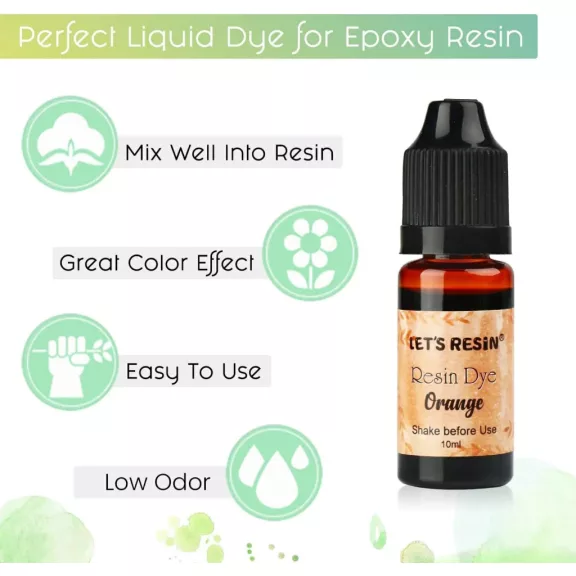 Let's Resin áttetsző gyantafesték - kékes-lila, 10 ml