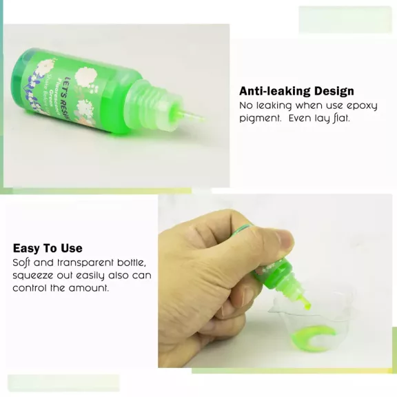 Let's Resin folyékony pigment szett - 15 x 10 ml