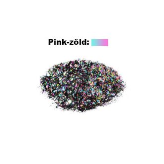   Let's Resin kaméleon effekt csillám - pink-zöld, 0,5 g