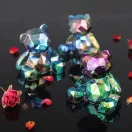Let's Resin kaméleon effekt pehely - pink-sárga, Luxury Edition