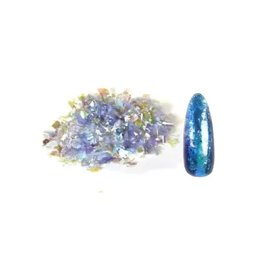   Let's Resin kaméleon effekt pehely - ibolya-türkiz, Luxury Edition