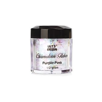   Let's Resin kaméleon effekt pehely - lila-pink, Luxury Edition