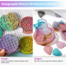 Let's Resin holografikus csillám - ultrafinom, 5 g, ezüst