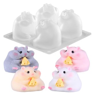 Let's Resin hörcsög squishy szilikon öntőforma