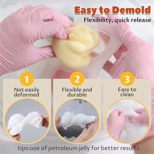 Let's Resin hörcsög squishy szilikon öntőforma
