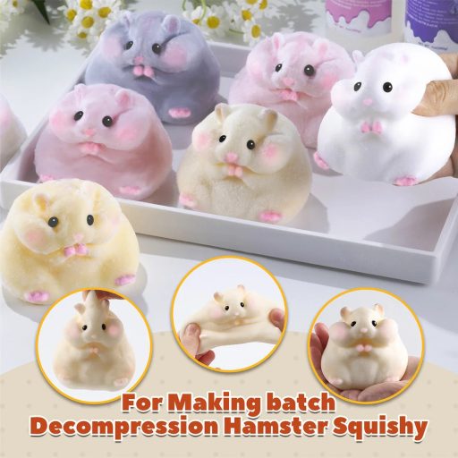 Let's Resin hörcsög squishy szilikon öntőforma