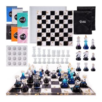 Let's Resin sakk öntőforma készlet kiegészítőkkel