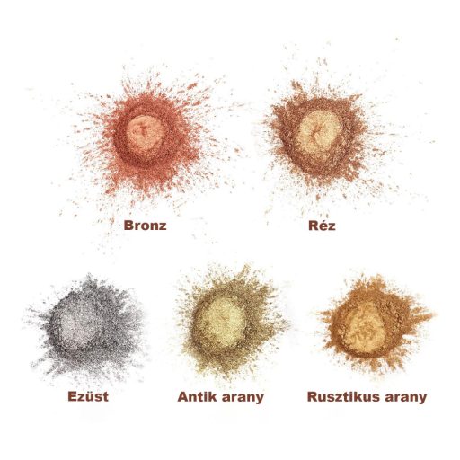 Let's Resin metál effekt pigment szett - 5 x 20 ml